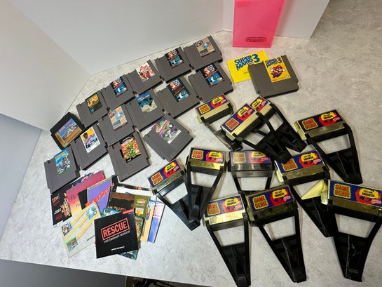 Lot 399 - Vintage Lot Of Nintendo Video Games & Game Genies
