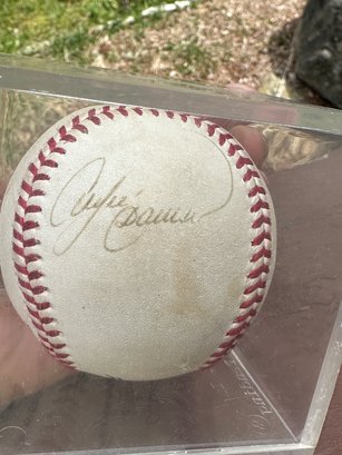 Lot 472 - Aaron Sele Autographed Signed Baseball - Major League - Wilson Ball