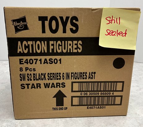 Lot 4- STAR WARS - Hasbro Action Figure Toys Black Series Figures - 8 Pcs - Sealed Box