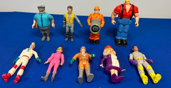 Lot 63- Original 1980's Ghostbuster Action Figures Lot Of 9