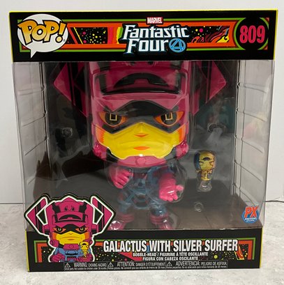 Lot 24- SEALED! POP! Marvel Fantastic Four Galactus With Silver Surfer Bobble Head Funko Figurine