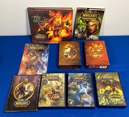 Lot 69- WOW World Of Warcraft Cards & Book Lot!  Great Collection
