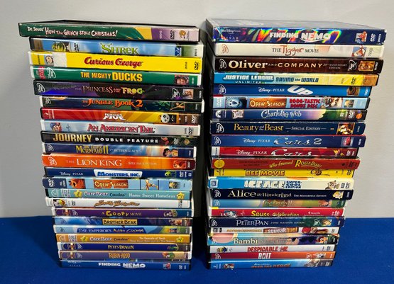 Lot 81- Huge Lot Of 44 - Kids DVDS - Lots Of Disney!!