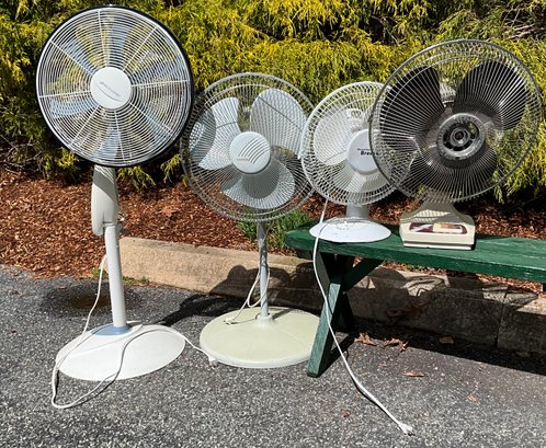 Lot 310- Summer Is Coming! Lot Of 4 Fans
