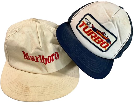 Lot 79- Marlboro & Sega Turbo Vintage Trucker Hats