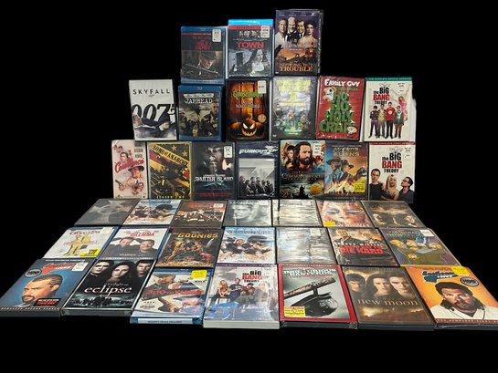 Lot 451- SEALED! DVDs Movies - All New Lot Of 37