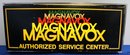Lot 144- Magnavox Authorized Service Center Double Sided Illuminated Sign
