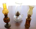 Lot 109- Antique Kerosene Lanterns - Lot Of 13 Assorted Sizes & Colors