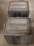 Lot 500- Lot Of 2 Metal Gray MK2 Heavy Military Ammo Ammunition Boxes