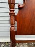 Lot 526- Victorian Style High Headboard Queen Sized High Post Bed Frame