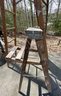 Lot 374 - 2 Painters Ladders - Both Are Wood - Over 7 Feet