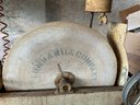 Lot 381 - Heavy Weight Vintage Sharpening Grinding Wheel Lombard & Company