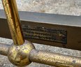 Lot 83- 1800s Whitcomb Metallic Bedstead Victorian Brass Twin Bed