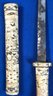 Lot 421 Asian Japanese Carved Bone Sheath Scabbard With Knife Dagger Blade Short Sword