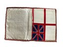 Lot 11- Royal English Navy Satin Letter Pouch Vintage - In Box -