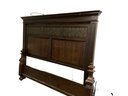 Lot 222- Stunning! KING Size Stately HIGH Head Board And Foot Board Bed