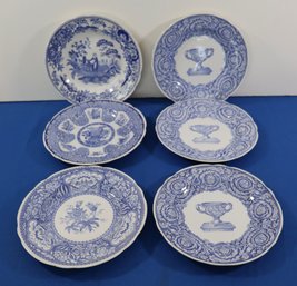 Lot 112-  Spode Blue Room Collection 6 Piece Dinner Plate Lot - New Old Stock