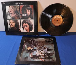 Lot 251- 'The Beatles Let It Be' Original Radio Broadcast Vinyl Record - 1972