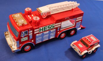 Lot 207 - Hess Toys Emergency Truck With Rescue Vehicle - New In Original Box - 2005