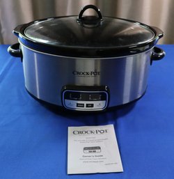 Lot 204- 7 Quart Programmable  Crock-pot - The Original Slow Cooker - Manual