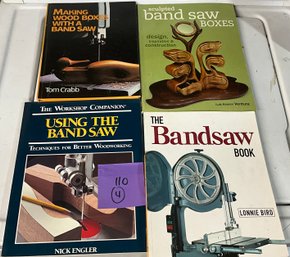 Lot 110 - Lot Of 4 Bandsaw Books - Workshop - Inspiration - Construction - Woodworker - Carpenter