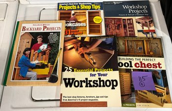 Lot 115 - Lot Of 5 Books - Workshop Projects - Best Of Woodworkers - Backyard Projects Birds & Bloom