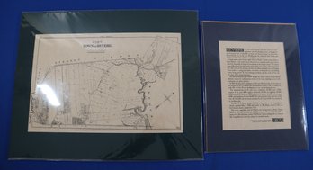 Lot 101- Revere, Mass 1874 Historical Reproduction Map & Town History
