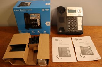 Lot 297-  AT&T Model ML17929 - 2-line Speaker Phone - New In Box