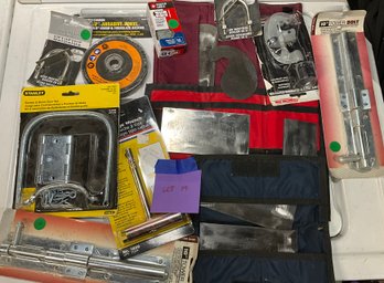 Lot 19 -  Nice Tool Lot! A Lot Of NEW Items - Wrench - Abrasive Wheel - 10 Inch Bolts - Tube Cutter Cable