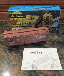 Lot CV48- Athearn HO Scale Electric Trains Santa Fe El  Capitan Bec Car Kit - 1208 - 1:69 - Built In Box