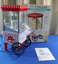 Lot 203- POP! Nostalgia Hot Air Popcorn Maker New In Original Box