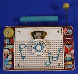 Lot 113- Vintage Fisher-price Toys Musical Radio