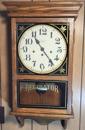 Lot 247B - New England Clock Co. Regulation Wall Clock #265