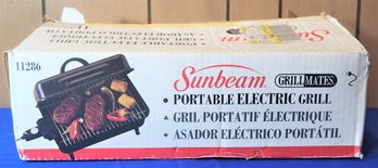 Lot 251B - New Sunbeam Tabletop Electric Grill Model 11286