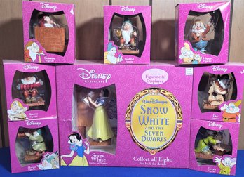 Lot 264B - Enesco Walt Disney Snow White & 7 Dwarfs Figures - New In Boxes