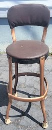 Lot 271G - Old Cosco Metal Stool Vinyl Covered