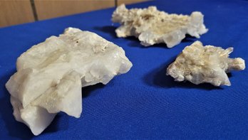 Lot 281B - 3 Raw Quartz Crystals