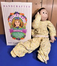 Lot 283B - Tusco 'Frumpkins' Felicia Hand Crafted Soft Sculptured Doll 32'