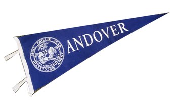 Lot 111: Andover, MA Phillips Academy Felt Pennant - Nice Shape!