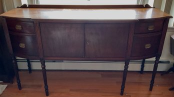 Lot 403- Antique Mahogany Buffet Sideboard  - Needs TLC