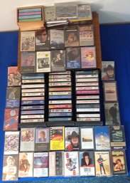 Lot 504BB - Vintage Cassette Tapes - 95 Plus - Willie Nelson Elvis Tom Jones And More!