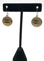 Lot 48- Vintage GEMINI Zodiac Sign Costume Earrings