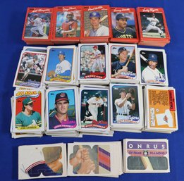 Lot 135- Topps 1989 & Donruss 1990 Baseball Cards - Over 600 Cards