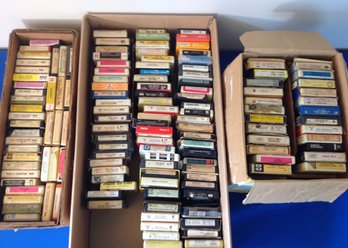 Lot 501BB - Original Eight Track Tapes - 150 Plus 8-track