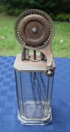 Lot 210- 1920s Rare Antique Working New Keystone Hand Beater - Culinary Utilities Company - Primitive Decor