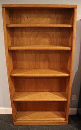 Lot 288-  Thornwood Oak Home Bookcase - 5 Shelf - 6 Feet Tall