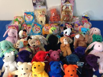 Lot 521BB - BIG! TY Beanie Babies Lot - Beanies Are BACK!