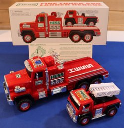 Lot 214 - Hess Toys Fire Truck & Ladder Rescue - New In Original Box - 2015