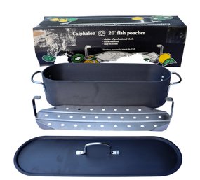 Lot 215 - NICE! Calphalon 20' Fish Poacher Pan New In Box - Professional Chef Bakeware