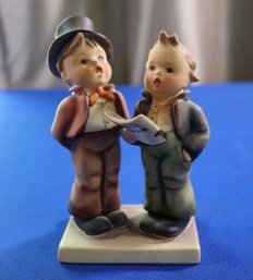 Lot 216- Hummel Goebel V Bee W. Germany - 2 Boys Singing - Vintage Figurine